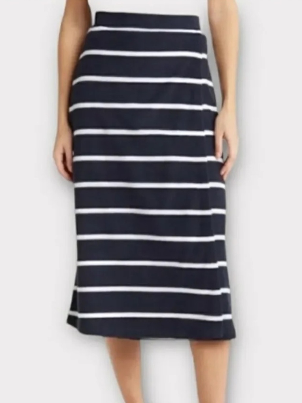 Club Monaco Terry Toweling Wrap Skirt Navy Stripe NWT (size XS and M)